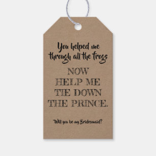 Étiquettes-cadeau Attacher Le Prince - Drôle Proposition De La Femme