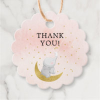 Attraper Un Étoile Lapin Baby shower Eléphant Girl