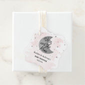 Étiquettes Cadeau Au-Dessus De La Lune | Baby shower filles (En situation)