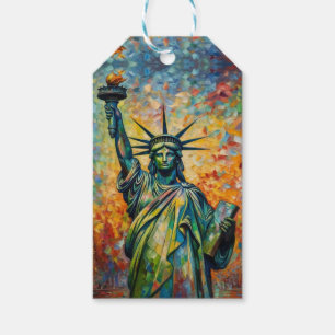 Étiquettes-cadeau Aube de la Liberté, sur mesure