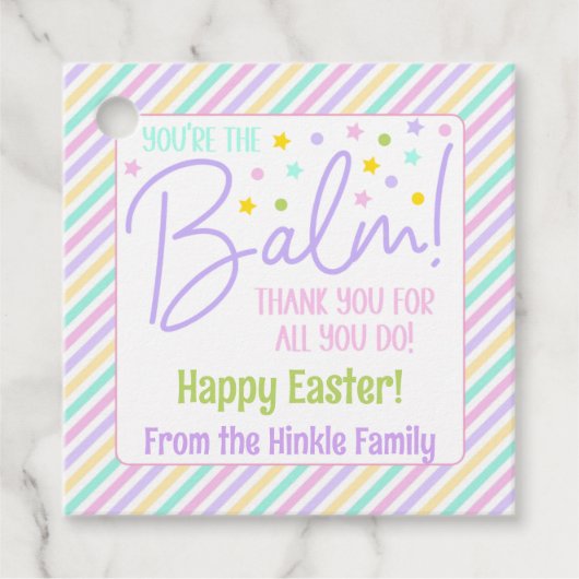 Étiquettes Cadeau Aucun Lapin Vous Aime Comme Jésus Pâques (Devant)