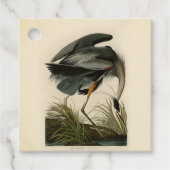 Étiquettes Cadeau Audubon Great Blue Heron Marsh Bird (Devant)