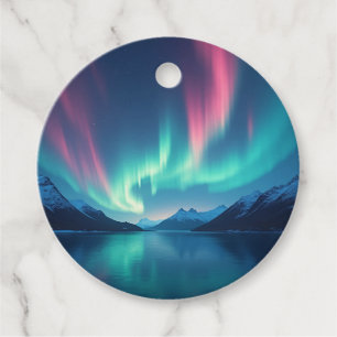 Étiquettes Cadeau Aurora islandais