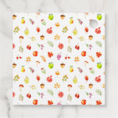 Étiquettes Cadeau Automne Automne Harvest Baby shower Merci (Dos)