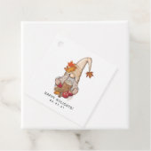 Étiquettes Cadeau Automne Automne Whimsical Nordic Harvest Gnomes Fa (En situation)