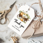 Étiquettes-cadeau Automne Citrouille Fête des mariées Favoriser reme