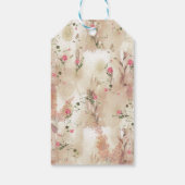Étiquettes-cadeau Automne Neutre Toné Élégant thème botanique (Dos)