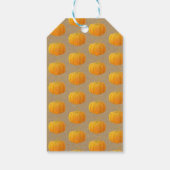 Étiquettes-cadeau Automne Orange Glittered Parties scintillant Autom (Dos)