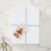 Étiquettes-cadeau Automne Petit Citrouille Ours En Conflit (Avec de laficelle)