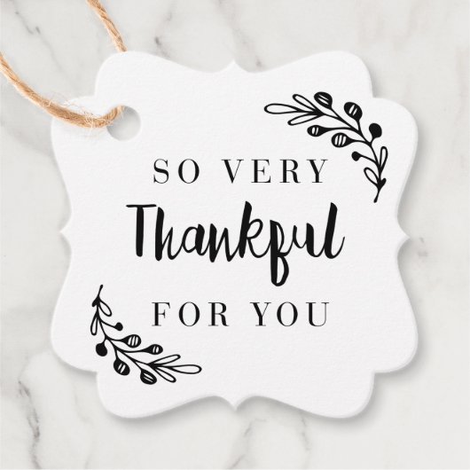 Étiquettes Cadeau Automne Rustique Automne Thanksgiving Holiday Cade (Devant)