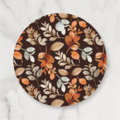 Étiquettes Cadeau Automne Simmer (Dos)