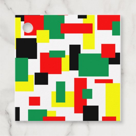 Étiquettes Cadeau avant-gardiste (Devant)