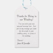 Étiquettes-cadeau Avec Notre Gratitude (Dos)