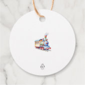 Étiquettes Cadeau Aventure ferroviaire modifiable 2e anniversaire Me (Dos)