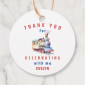 Étiquettes Cadeau Aventure ferroviaire modifiable 2e anniversaire Me (Devant)