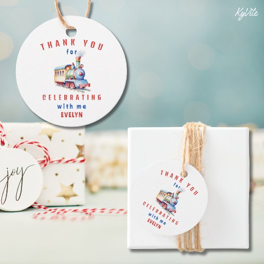 Étiquettes Cadeau Aventure ferroviaire modifiable 2e anniversaire Me