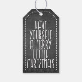 Étiquettes-cadeau Ayez un joyeux petit tableau de Noël (Devant)