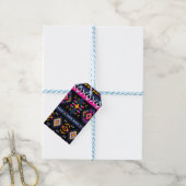 Étiquettes-cadeau Aztèque coloré (Avec de laficelle)