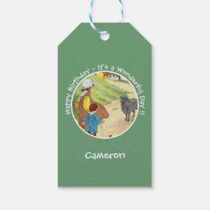 Étiquettes-cadeau Baa, Baa, Black Sheep Anniversaire Collection
