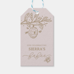 Étiquettes-cadeau Babee, Bee Invitation, Bee Theme Baby shower,