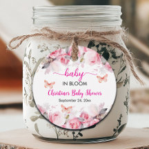 Baby in Bloom Blush Baby shower Rose