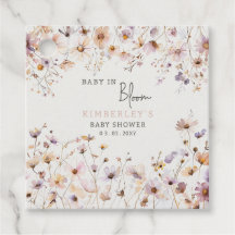Baby in Bloom Fleurs sauvages Baby shower bébé fil