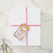 Étiquettes-cadeau Baby in Bloom Retro Baby shower Super Merci (Avec de la ficelle)