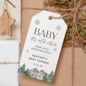 Étiquettes-cadeau Baby It's Cold Outside Baby shower Favors