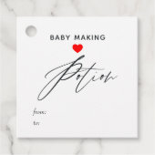 Étiquettes Cadeau Baby Making Potion (Devant)