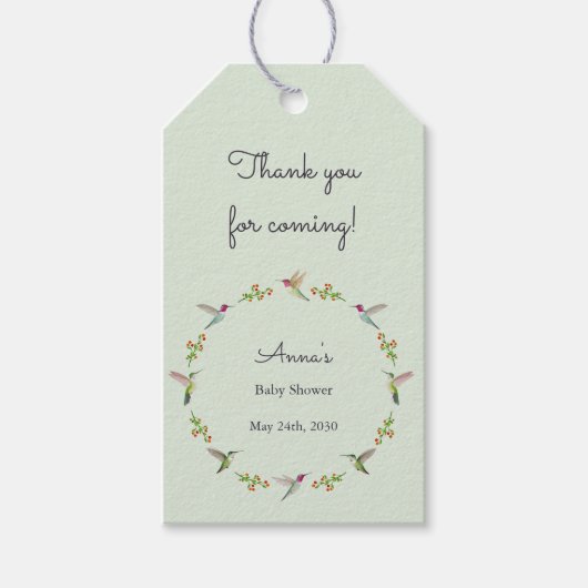 Étiquettes-cadeau Baby Shower (Devant)