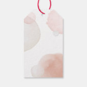 Étiquettes-cadeau Baby shower Abstrait Boho simple (Dos)