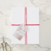 Étiquettes-cadeau Baby shower Abstrait Boho simple (Avec de la ficelle)