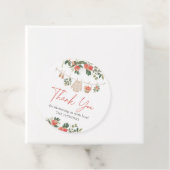 Étiquettes Cadeau Baby shower Apple Fall (En situation)