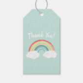 Étiquettes-cadeau Baby shower arc-en-ciel (Devant)