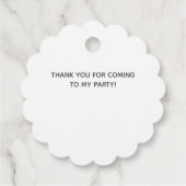 Étiquettes Cadeau Baby shower arc-en-ciel pour maman mignonne et béb (Dos)