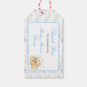 Étiquettes-cadeau Baby shower aux oiseaux de printemps