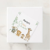 Étiquettes Cadeau Baby shower Bébé mignon Animaux (En situation)