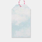 Étiquettes-cadeau Baby shower bleu Carnival Circus (Dos)