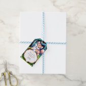 Étiquettes-cadeau Baby shower Boho Magic Wolf (Avec de laficelle)