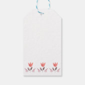 Étiquettes-cadeau Baby shower Bois Cerf Plante Pot Merci (Dos)