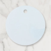 Étiquettes Cadeau Baby shower Bow Coquette Boy (Dos)