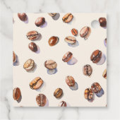 Étiquettes Cadeau Baby shower Café Merci Un Latte (Dos)