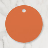 Étiquettes Cadeau Baby shower citrouille élégant (Dos)