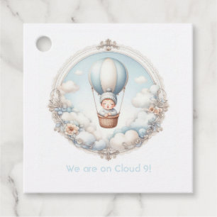 Étiquettes Cadeau Baby Shower Cloud 9