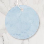 Étiquettes Cadeau Baby shower Coquette Blue Boy Bow