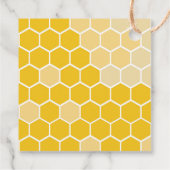 Étiquettes Cadeau Baby shower d'abeilles (Dos)