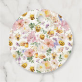 Étiquettes Cadeau Baby shower d'abeilles (Dos)