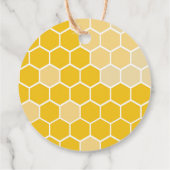 Étiquettes Cadeau Baby shower d'abeilles (Dos)