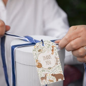 Étiquettes-cadeau Baby shower d'amis de la forêt