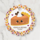 Étiquettes Cadeau Baby shower d'automne Cutie Pie (Devant)